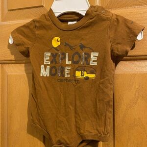 Carhartt Brown Explore More Onesie